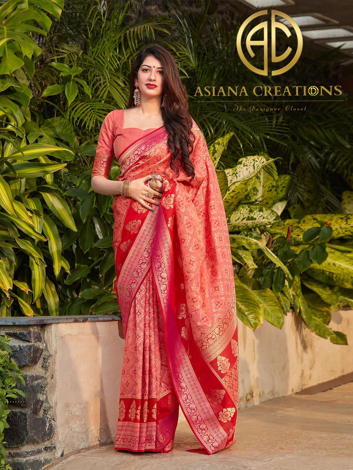 Banarasi Silk Pink Woven Traditional Wedding Saree-2821