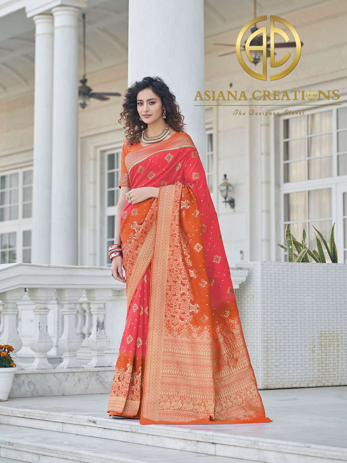 Banarasi Silk Pink Traditional Wedding Saree-2968